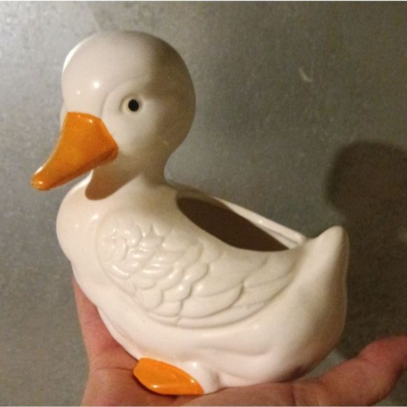 Duck Planter Vintage Baby Pekin Duck 🦆